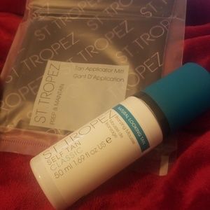 St. Tropez self tanning mousse and mit